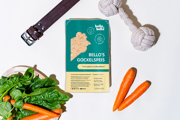 HelloBello gekochtes Hundefutter mit Huhn