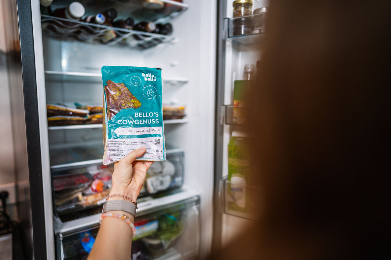 HelloBello Frischfutter mit Rind Cowgenuss